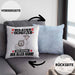 Wildtierschützer Kissen mit Füllung 40x40 Geschenk für Wildtierschützer Der Mann Der Alles Kann Geschenkidee zum Geburtstag (Grau) Blau Trendation