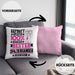 Spaziergänger Geschenk Lustiger Spruch für Spaziergänger Geschenkidee Bester Spaziergänger Der WeltKissen mit Füllung 40x40 (Grau) Rosa Trendation