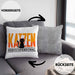 Katzen Servicepersonal Kissen mit Füllung 40x40 Geschenkidee Lustig Spruch Katzenbesitzer KatzenMama (Grau) Grau Trendation