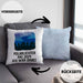 Polarlichter 2024 Kissen mit Füllung 40x40 Geschenk Ich War Dabei Polar-Lichter Polarlicht Heute Nochmal Polarlichter Spruch (Grau) Blau Trendation