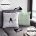 Basketball Kissen mit Füllung 40x40 Geschenk Basketballspieler Coach Trainer Geschenkidee Lustige Kissen mit Füllung 40x40 Basketballer Jungs Jungen (Grau) Grün Trendation