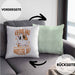 Trendation Lustige Kissen mit Füllung 40x40 für Hamster Besitzer als Geschenkidee Hamster Fan Ich Mag Halt Einfach Hamster (Grau) Grün Trendation