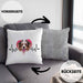 Australian Shepherd Besitzer Kissen mit Füllung 40x40 Geschenk Lustiger Spruch Geschenkidee Herzschlag Australian Shepherd (Grau) Grau Trendation