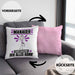 Manager Kissen mit Füllung 40x40 Geschenk für Manager Der Mann Der Alles Kann Geschenkidee zum Geburtstag (Grau) Rosa Trendation