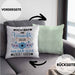Kollegin Kissen mit Füllung 40x40 Geschenk Lustiger Spruch Geschenkidee Ich Bin Die Verrückte Kollegin Von Der Alle Geredet Haben (Grau) Grün Trendation