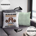 Cocker Spaniel Besitzer Kissen mit Füllung 40x40 Geschenk Lustiger Spruch Geschenkidee Besitzerin Cocker Spaniel Haben Personal (Grau) Grün Trendation