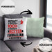 Fußballfan Geschenk Lustiger Spruch für Fußballfan Geschenkidee Bester Fußballfan Der WeltKissen mit Füllung 40x40 (Grau) Grün Trendation