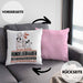 Hundeliebhaber Geschenk Kissen mit Füllung 40x40 Ich Bin Hundeliebhaber Aber Sag Doch Einfach Superheld Lustige Geschenkdiee für Hundeliebhaber (Grau) Rosa Trendation