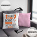 So Sieht Ein Richtig Cooler Discgolfer Aus Geschenk Kissen mit Füllung 40x40 Lustiger Spruch Geschenkidee (Grau) Rosa Trendation