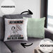 Astronom Kissen mit Füllung 40x40 Geschenk für Astronom Der Mann Der Alles Kann Geschenkidee zum Geburtstag (Grau) Grün Trendation