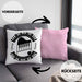 Piano-Spieler Kissen mit Füllung 40x40 Geschenk Klavier Geschenkidee Flügel Musiker Klavier Klavier-Spieler (Grau) Rosa Trendation