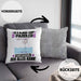 Stand-Up-Paddler Kissen mit Füllung 40x40 Geschenk für Stand-Up-Paddler Der Mann Der Alles Kann Geschenkidee zum Geburtstag (Grau) Grau Trendation
