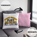 Landvogt Kissen mit Füllung 40x40 Geschenk Lustiger Spruch Mach Schon Platz Ich Bin Der Landvogt Geschenkidee Geburtstag (Grau) Rosa Trendation