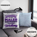 Lustige Kissen mit Füllung 40x40 für Maler Geschenk Natürlich führe Ich Selbstgespräche (Grau) Blau Trendation
