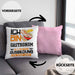 Gastronom Ausbildung Kissen mit Füllung 40x40 Geschenk Ich Bin Gastronom In Der Ausbildung Ich Darf Das Geschenkidee Spruch (Grau) Rosa Trendation