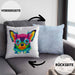Chihuhahua Mama Besitzer Kissen mit Füllung 40x40 Geschenkidee Frauchen Herrchen Herz Bunte geschenkidee (Grau) Blau Trendation