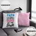 Mama Geschenk Kissen mit Füllung 40x40 Papa Und Ich Sind Uns Einig Mama Ist Die Beste Geschenkidee Muttertagsgeschenk von Sohn Tochter (Grau) Rosa Trendation