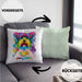 Yorkie Besitzer Farbe Love Kissen mit Füllung 40x40 Geschenk Lustiger Spruch Geschenkidee Yorkie Besitzerin (Grau) Grün Trendation