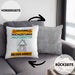 Haustiersitter Kissen mit Füllung 40x40 Geschenk Lustiger Spruch Geschenkidee für Haustiersitter Achtung Hochleistungs Haustiersitter Bei Der Arbeit (Grau) Grau Trendation