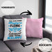 Altenpflegerin Kissen mit Füllung 40x40 Geschenk Altenpflege Geschenkidee Liebenswert und Total Bekloppt Altenheim (Grau) Rosa Trendation