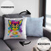 Chihuahua Besitzer Farbe Love Kissen mit Füllung 40x40 Geschenk Lustiger Spruch Geschenkidee Chihuahua Besitzerin (Grau) Blau Trendation