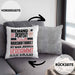 Rucksacktourist Geschenk Kissen mit Füllung 40x40 Lustige Geschenkidee für Rucksacktourist Geburtstag Niemand Ist Perfekt Aber Als Rucksacktourist Ist Man Nah Dran (Grau) Grau Trendation