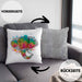 Elefant Kissen mit Füllung 40x40 Geschenk Für Elefanten-Liebhaber Geschenkidee Elefant Farbkleks (Grau) Grau Trendation