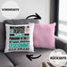 Parkour-Athlet Geschenk Kissen mit Füllung 40x40 Lustige Geschenkidee für Parkour-Athlet Geburtstag Niemand Ist Perfekt Aber Als Parkour-Athlet Ist Man Nah Dran (Grau) Rosa Trendation