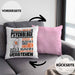 Psychologe Geschenk Kissen mit Füllung 40x40 Geschenkidee für Psychologe Geburtstag Lustiger Spruch Ich Bin Psychologe Ich Kann Es Dir Erklären Aber Nicht Für Dich Verstehen (Grau) Rosa Trendation