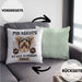 Yorkie Besitzer Kissen mit Füllung 40x40 Geschenk Lustiger Spruch Geschenkidee Mir Reichts Ich Geh Zu Meinem Yorkie (Grau) Grün Trendation