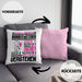 Hundeflüsterer Geschenk Kaffee-Kissen mit Füllung 40x40 Geschenkidee für Hundeflüsterer Ich Bin Hundeflüsterer Ich Kann Es Dir Erklären Jedoch Nicht Für Dich Verstehen Spruch Lustig (Grau) Rosa Trendation