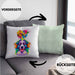 Border Collies Herz Farbe Besitzer Kissen mit Füllung 40x40 Geschenk Lustiger Spruch Geschenkidee Border Collies Liebhaber (Grau) Grün Trendation