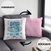 Delfine Kissen mit Füllung 40x40 Geschenk Delfinliebhaber Geschenkidee Spruch Mädchen (Grau) Rosa Trendation