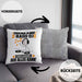 Drum-and-Bass-DJ Kissen mit Füllung 40x40 Geschenk für Drum-and-Bass-DJ Der Mann Der Alles Kann Geschenkidee zum Geburtstag (Grau) Grau Trendation