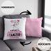 Tänzer Geschenk Kissen mit Füllung 40x40 So Gut Kann Nur Ein Tänzer Aussehen Geschenkidee (Grau) Rosa Trendation