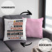 Breakdancer Geschenk Kissen mit Füllung 40x40 Lustiger Spruch Erheben Sie Sich Der Breakdancer Betritt den Raum (Grau) Rosa Trendation