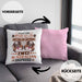 Australian Shepherd Besitzer Kissen mit Füllung 40x40 Geschenk Lustiger Spruch Geschenkidee Was Ist Besser Als Ein Australian Shepherd (Grau) Rosa Trendation