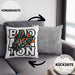 Badminton-Kissen mit Füllung 40x40 Geschenk für Badminton-Spieler Badminton-Trainer (Grau) Grau Trendation