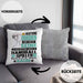 Handballspieler Geschenk Kissen mit Füllung 40x40 Lustiger Spruch Erheben Sie Sich Der Handballspieler Betritt den Raum (Grau) Grau Trendation