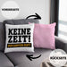 Keine Zeit Kissen mit Füllung 40x40 mit Spruch Garten Hobbygärtner Geschenk Lustig Gärtnerin Geschenkidee Gärtner (Grau) Rosa Trendation