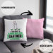 Gärtner Geschenk Kissen mit Füllung 40x40 So Gut Kann Nur Ein Gärtner Aussehen Geschenkidee (Grau) Rosa Trendation