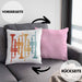 Trompete Kissen mit Füllung 40x40 Geschenk für Posaunist Posaune Retro Grafik (Grau) Rosa Trendation