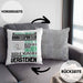 Karatesportler Geschenk Kaffee-Kissen mit Füllung 40x40 Geschenkidee für Karatesportler Ich Bin Karatesportler Ich Kann Es Dir Erklären Jedoch Nicht Für Dich Verstehen Spruch Lustig (Grau) Grau Trendation