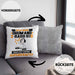 Drum-and-Bass-DJ Kissen mit Füllung 40x40 Geschenk für Drum-and-Bass-DJ Geburtstag Lustiger Spruch Was Ist Deine Superkraft (Grau) Grau Trendation
