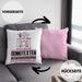 Songtexter Geschenk Kissen mit Füllung 40x40 Ich Bin Songtexter Aber Sag Doch Einfach Superheld Lustige Geschenkdiee für Songtexter (Grau) Rosa Trendation