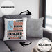 Taucher Geschenk Kissen mit Füllung 40x40 Lustiger Spruch Erheben Sie Sich Der Taucher Betritt den Raum (Grau) Grau Trendation