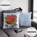 Lustige Kissen mit Füllung 40x40 "Don't Worry Be Cappy" lustiges Geschenk für Capybara-Liebhaber (Grau) Blau Trendation