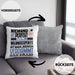 Wildnisexperte Geschenk Kissen mit Füllung 40x40 Lustige Geschenkidee für Wildnisexperte Geburtstag Niemand Ist Perfekt Aber Als Wildnisexperte Ist Man Nah Dran (Grau) Grau Trendation