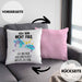 Lustige Ich Bin Nicht Faul Kissen mit Füllung 40x40 Mit Spruch Einhorn Geschenk Mama Freundin Kollegin Geschenkidee Arbeit Frauen (Grau) Rosa Trendation