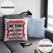 Line Dance Kissen mit Füllung 40x40 Geschenk Spruch Linedance KafffeeKissen mit Füllung 40x40 Sprüche (Grau) Blau Trendation